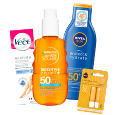 Alle zonbescherming of Veet ontharing